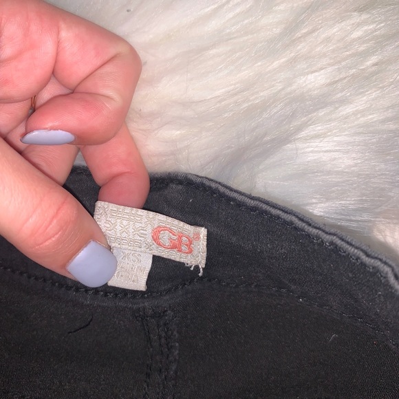 Black jeweled mini skirt - Picture 2 of 2